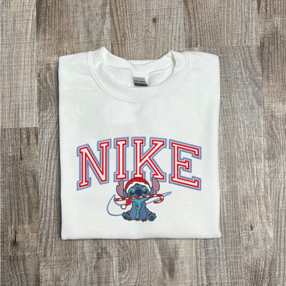 Nike stitch embroidered sweatshirt